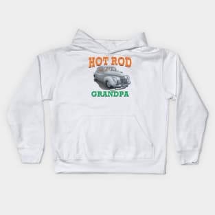 Hot Rod Grandpa Classic Car Novelty Gift Kids Hoodie